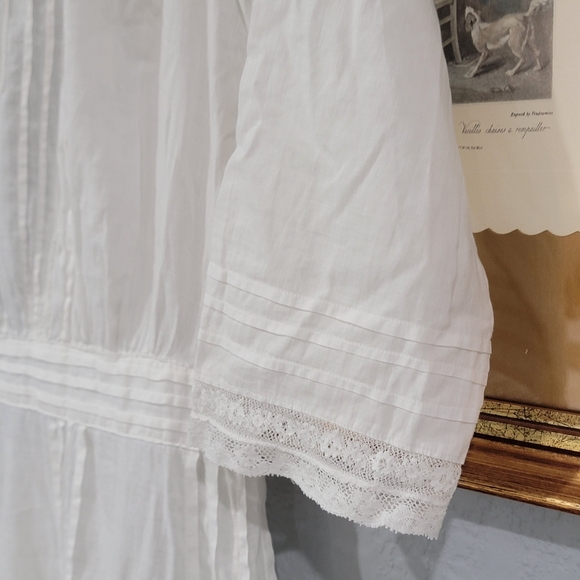 Antique Victorian 1900s Lawn Dress - Picture 7 of 12